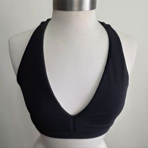 Muscle Nation Sports Bra Sz M Black Racer Back